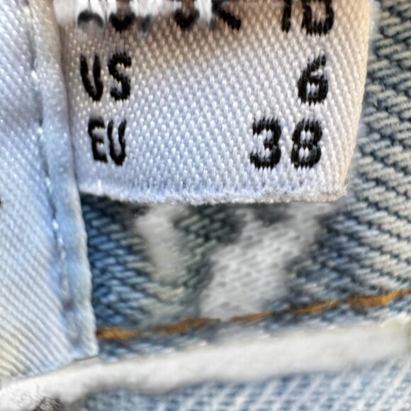 Princess Polly Jeans Mid-Rise Wide Leg Boho Lagenlook Y2K Light Academia Size‎ 6 - Picture 4 of 4